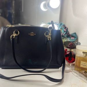 Coach Christine Satchel Navy Carry All Bag / Satchel NWOT